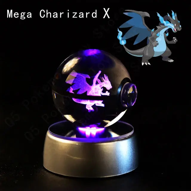 3D Pokémon Crystal Ball Lamp - Variety Products Market