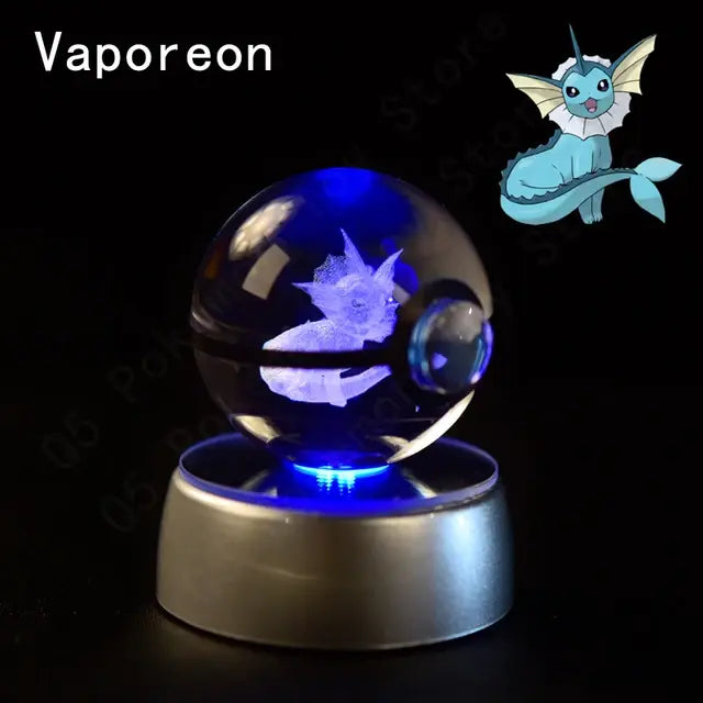 3D Pokémon Crystal Ball Lamp - Variety Products Market