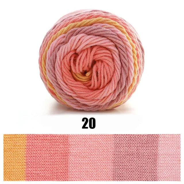 100g Rainbow Dyed Yarn - Variety Products Market