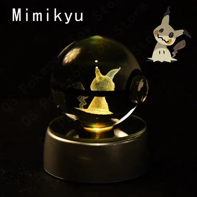 3D Pokémon Crystal Ball Lamp - Variety Products Market