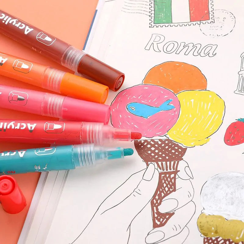 36 Colors Acrylic Marker Pens - Variety Products Market - Variety Products Market