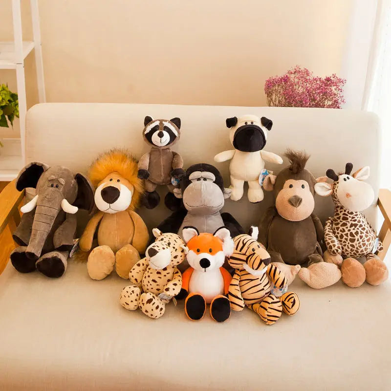 Jungle Animals Stuffed Toys - Variety Products Market