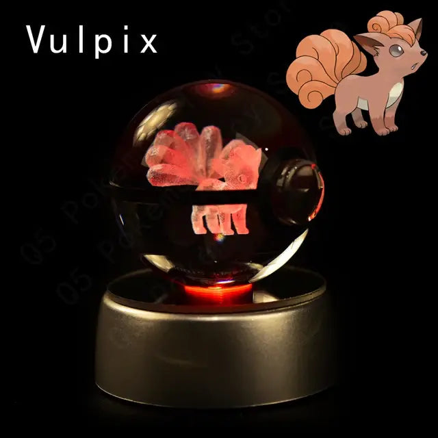 3D Pokémon Crystal Ball Lamp - Variety Products Market