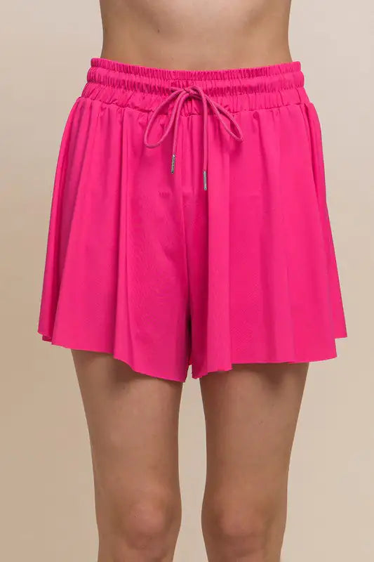 Two In One Drawstring Shorts