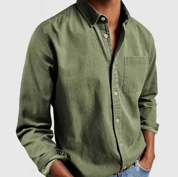 Men's Stand Pocket Casual Shirts - Variety Products Market