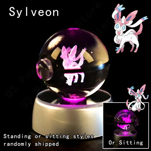 3D Pokémon Crystal Ball Lamp - Variety Products Market