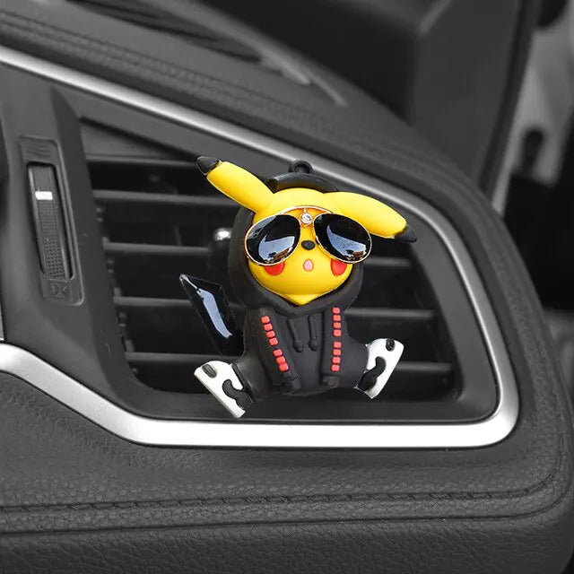 Pokemon Pikachu Car Aromatherapy Clip Cute Anime Doll Car - Variety Products Market