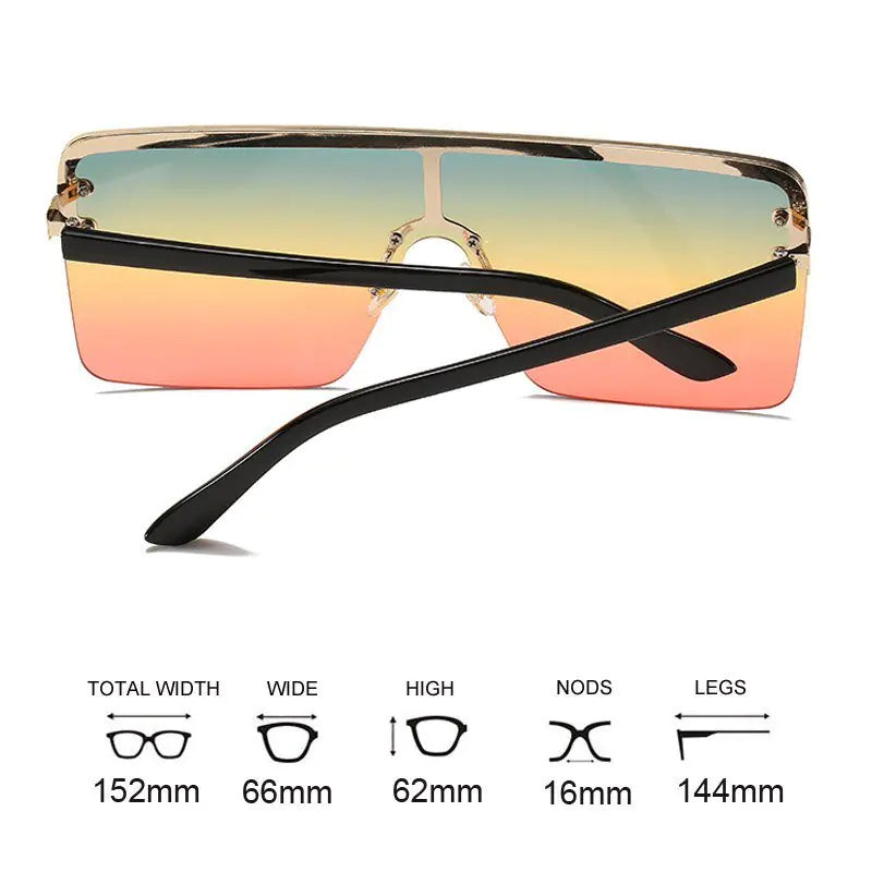 Oversized Gradient Sunglasses - Variety Products Market