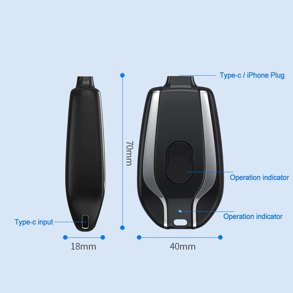 Portable Mini Power Bank Keychain - Variety Products Market