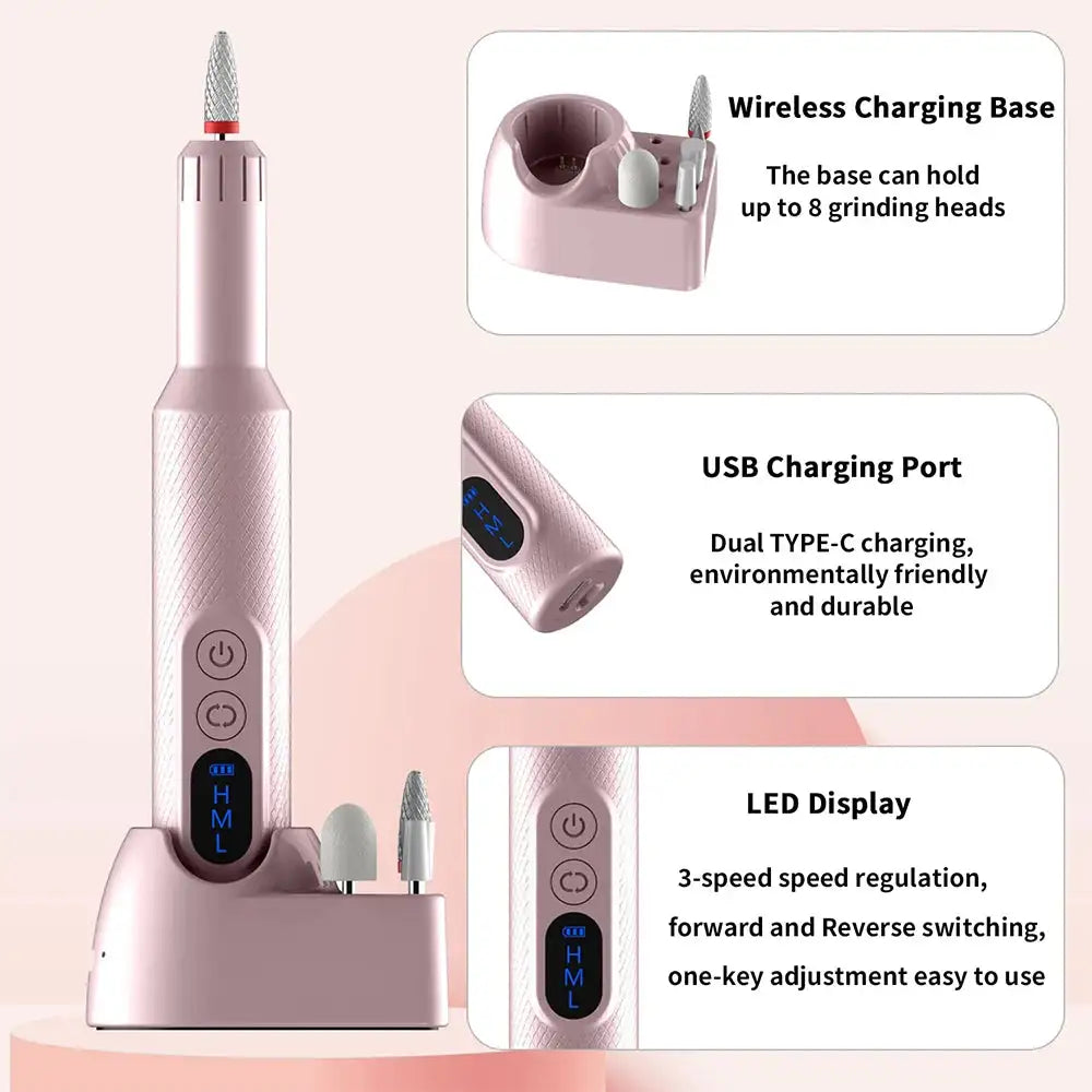 Magic Mani Cordless Rechargeable Electric Nail Drill - Variety Products Market