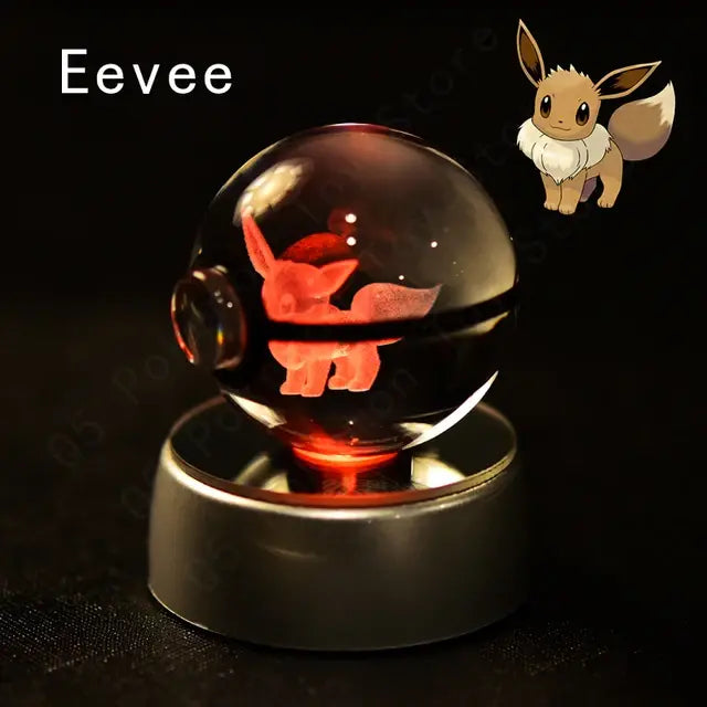 3D Pokémon Crystal Ball Lamp - Variety Products Market