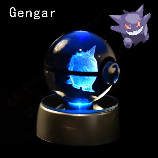 3D Pokémon Crystal Ball Lamp - Variety Products Market