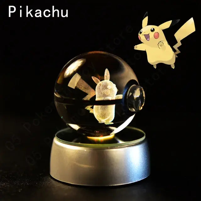 3D Pokémon Crystal Ball Lamp - Variety Products Market