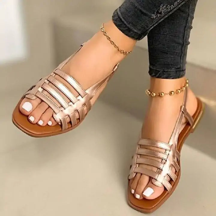 Hollow Roman Flat Sandals - Variety Products Market
