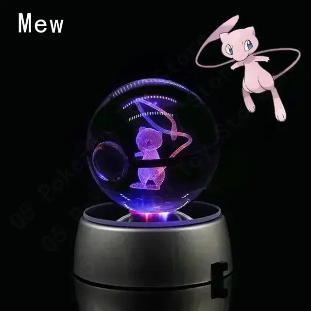3D Pokémon Crystal Ball Lamp - Variety Products Market