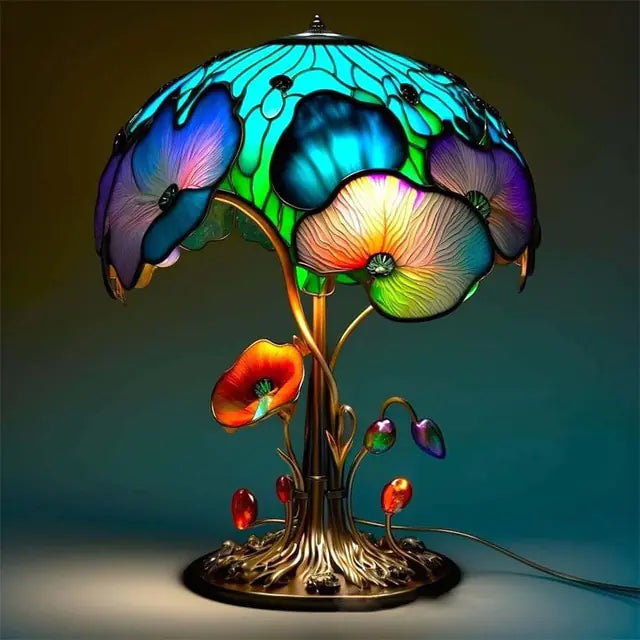 Creative Stained Plant Series Table Lamp - Variety Products Market