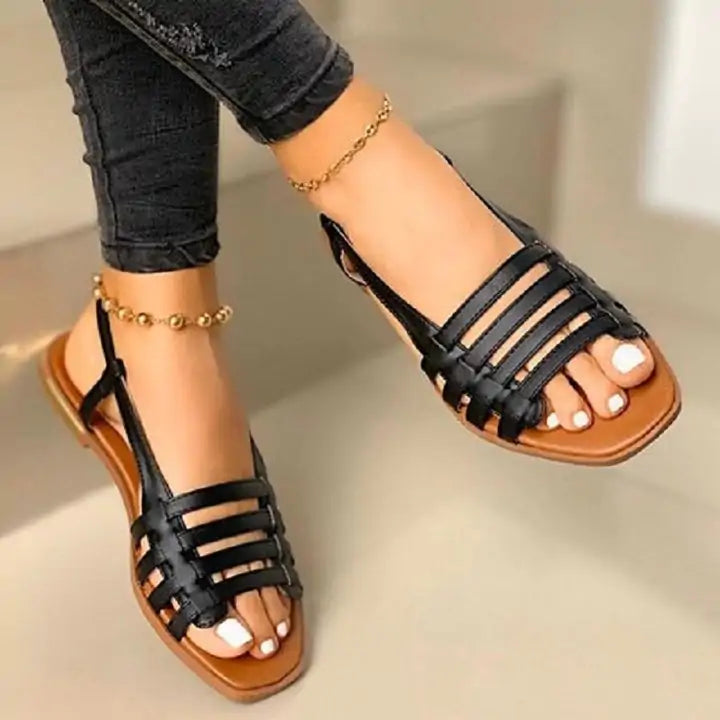 Hollow Roman Flat Sandals - Variety Products Market