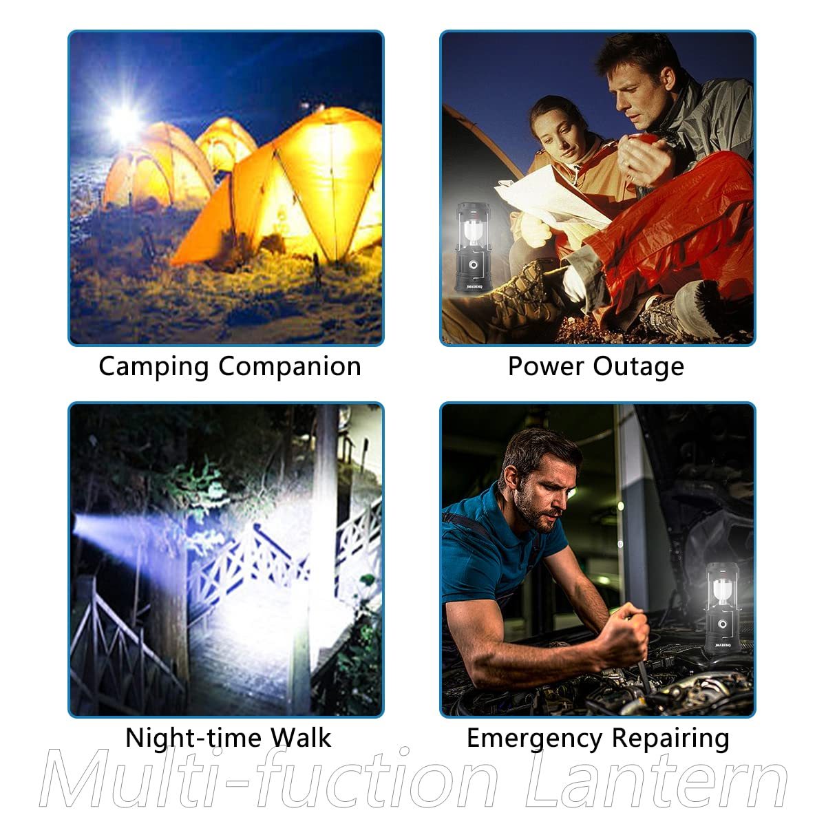 Solar Lantern Flashlights Charging For Phone