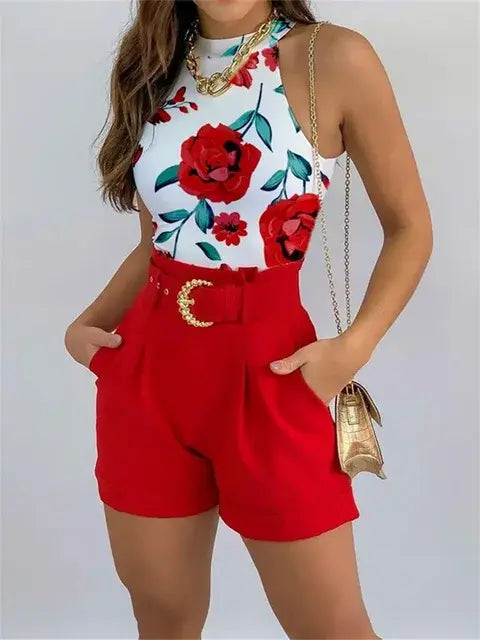 Summer Floral Two-Piece Set - Variety Products Market