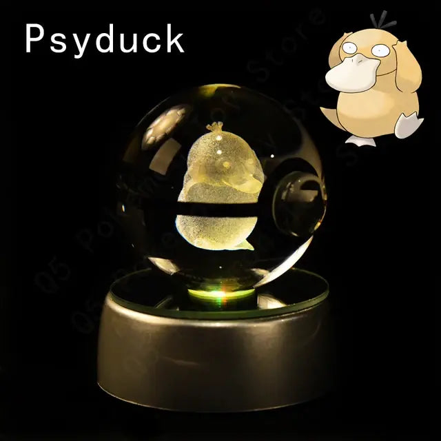 3D Pokémon Crystal Ball Lamp - Variety Products Market
