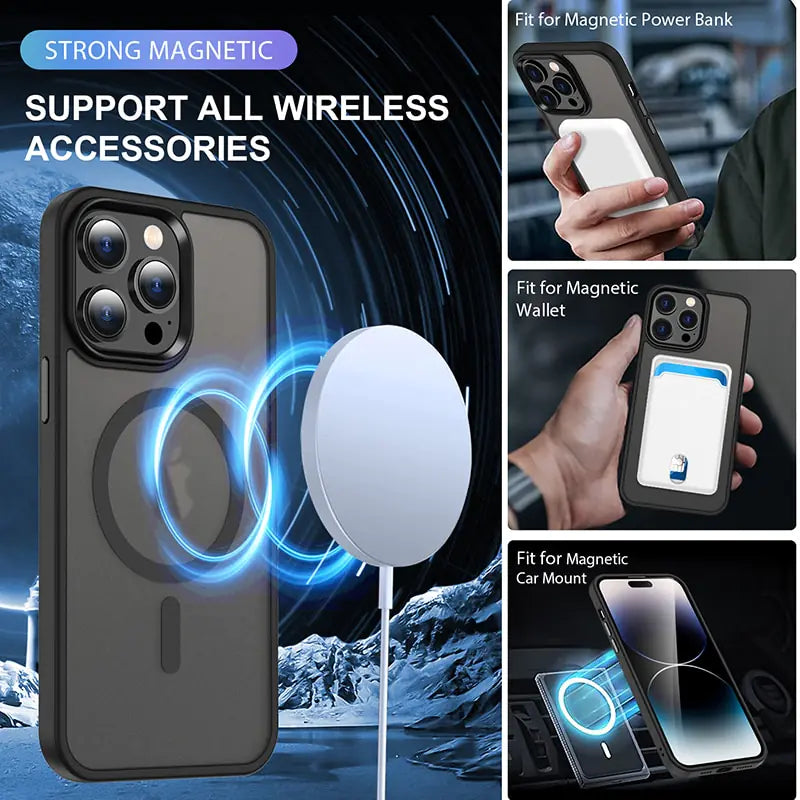 Luxury Magnetic Wireless Charging Case for iPhone - Variety Products Market