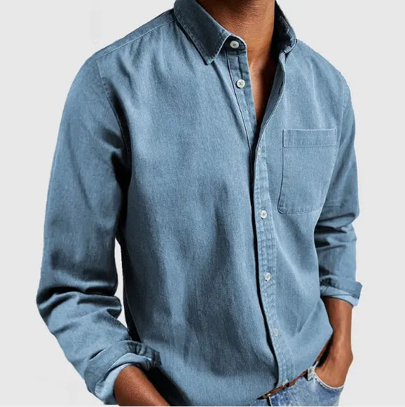 Men's Stand Pocket Casual Shirts - Variety Products Market