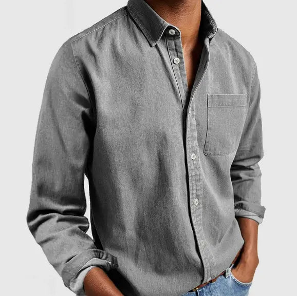 Men's Stand Pocket Casual Shirts - Variety Products Market