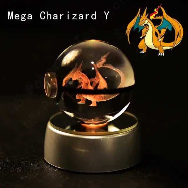 3D Pokémon Crystal Ball Lamp - Variety Products Market