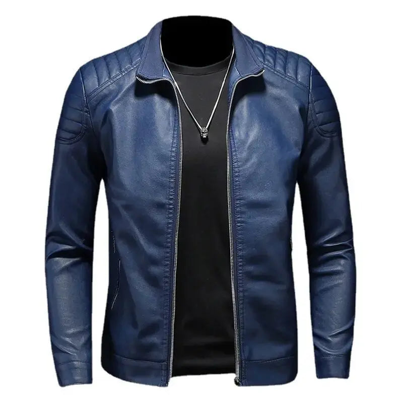 Motorcycle Leather Jacket Men - Variety Products Market