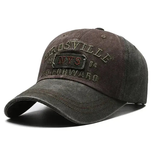 Distressed Cotton Baseball Cap - Variety Products Market