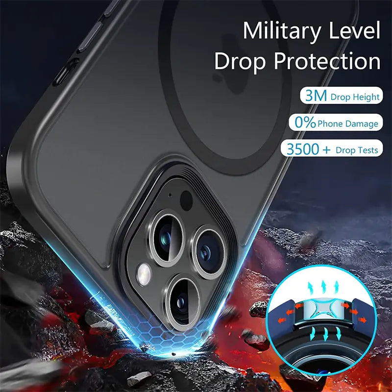Luxury Magnetic Wireless Charging Case for iPhone - Variety Products Market