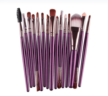 15 Pcs Cosmetic Makeup Brush - Variety Products Market