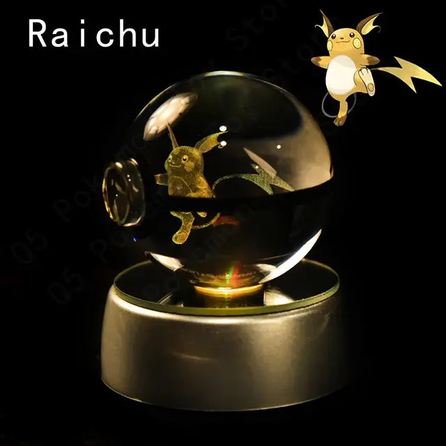 3D Pokémon Crystal Ball Lamp - Variety Products Market