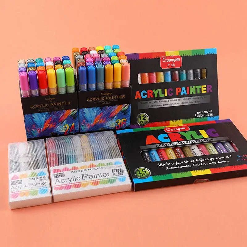 36 Colors Acrylic Marker Pens - Variety Products Market - Variety Products Market