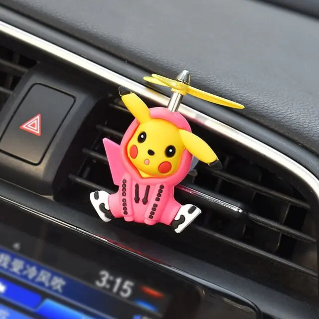 Pokemon Pikachu Car Aromatherapy Clip Cute Anime Doll Car - Variety Products Market