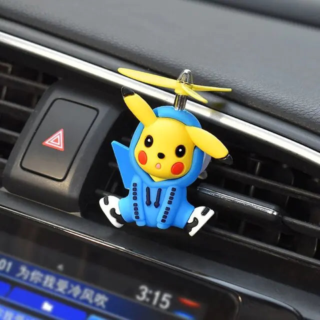Pokemon Pikachu Car Aromatherapy Clip Cute Anime Doll Car - Variety Products Market