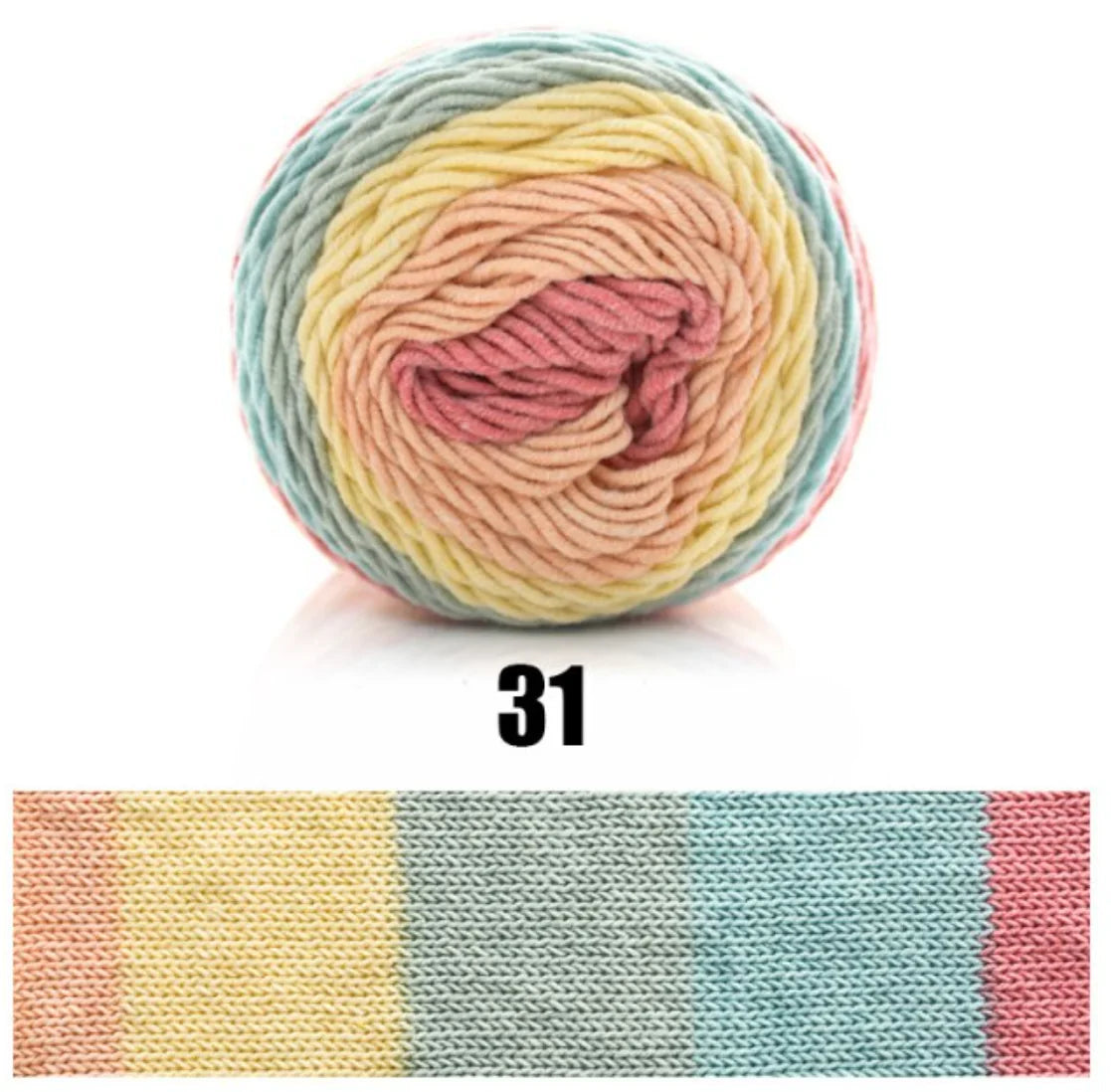 100g Rainbow Dyed Yarn - Variety Products Market
