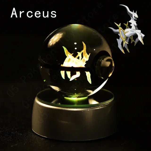 3D Pokémon Crystal Ball Lamp - Variety Products Market