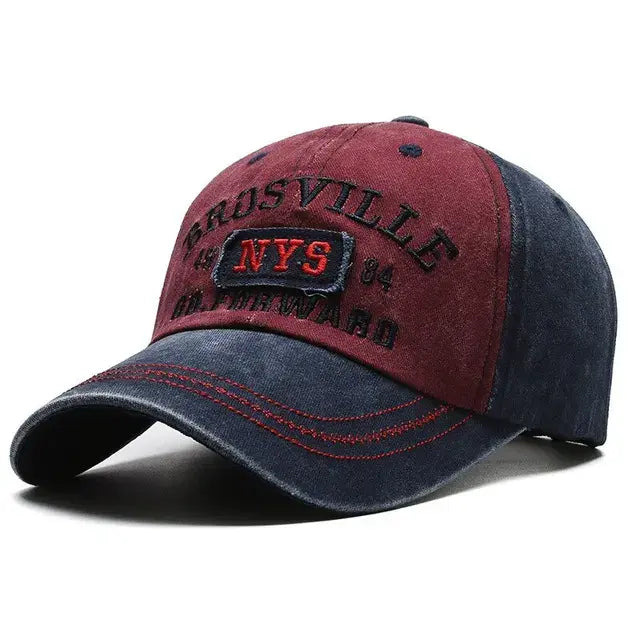 Distressed Cotton Baseball Cap - Variety Products Market