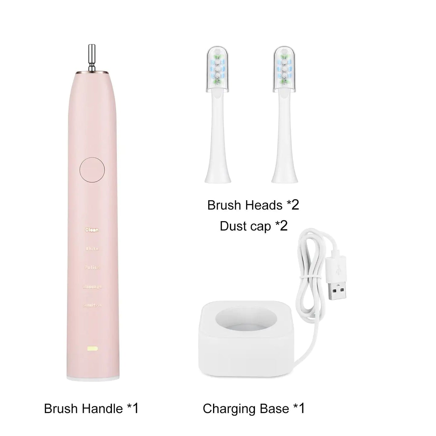 Electric Toothbrush IPX7 Replacement Heads Set - Variety Products Market