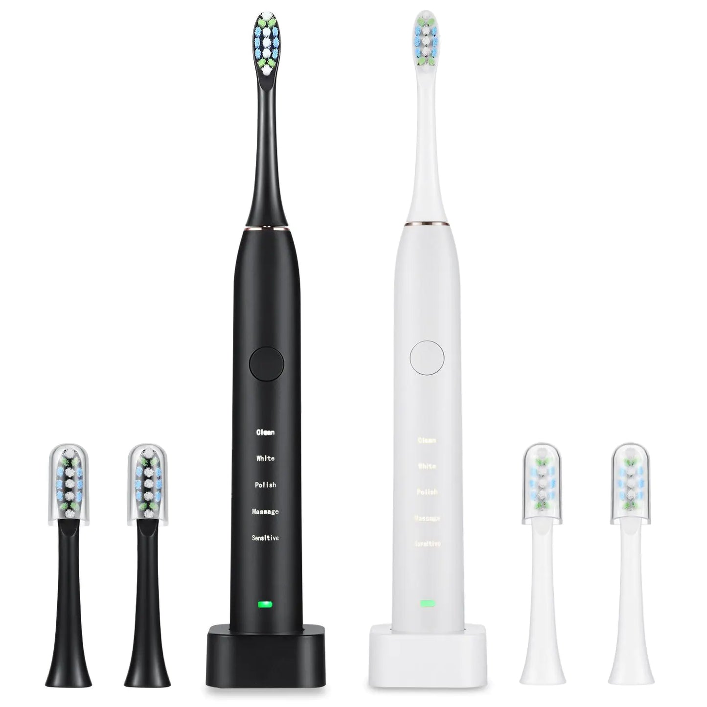 Electric Toothbrush IPX7 Replacement Heads Set - Variety Products Market