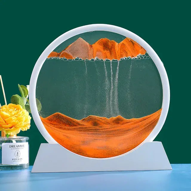 Round 3D Moving Sand Art Decor - Variety Products Market