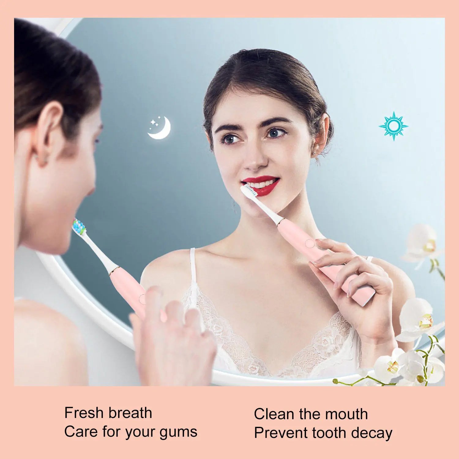 Electric Toothbrush IPX7 Replacement Heads Set - Variety Products Market