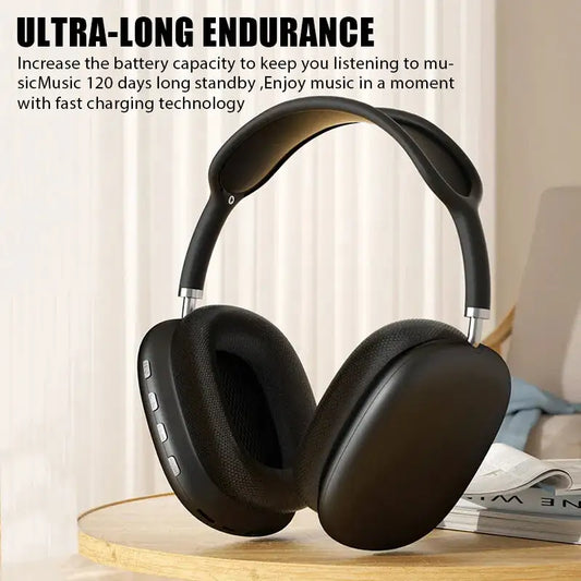 Wireless Bluetooth Headphones Noise Cancelling With Microphone - Variety Products Market