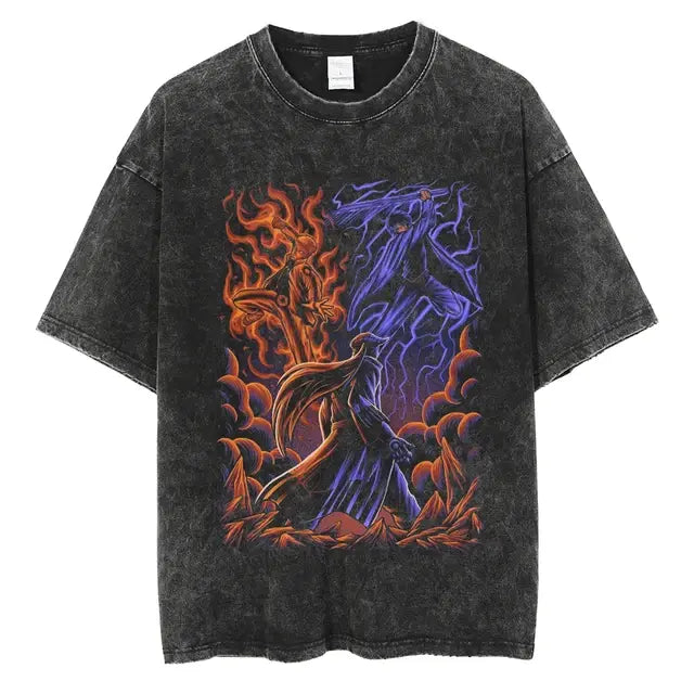 Naruto Print Vintage T-Shirt - Variety Products Market