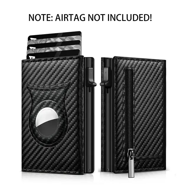 Men's Carbon Fiber Magnetic Card Holder - Variety Products Market