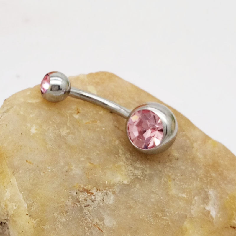 Puncture Hypoallergenic Titanium Steel Navel Buckle Belly Nail - Variety Products Market