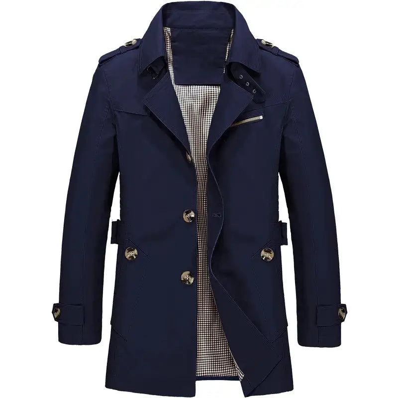 Long Business Jacket for Men In Pure Cotton - Variety Products Market