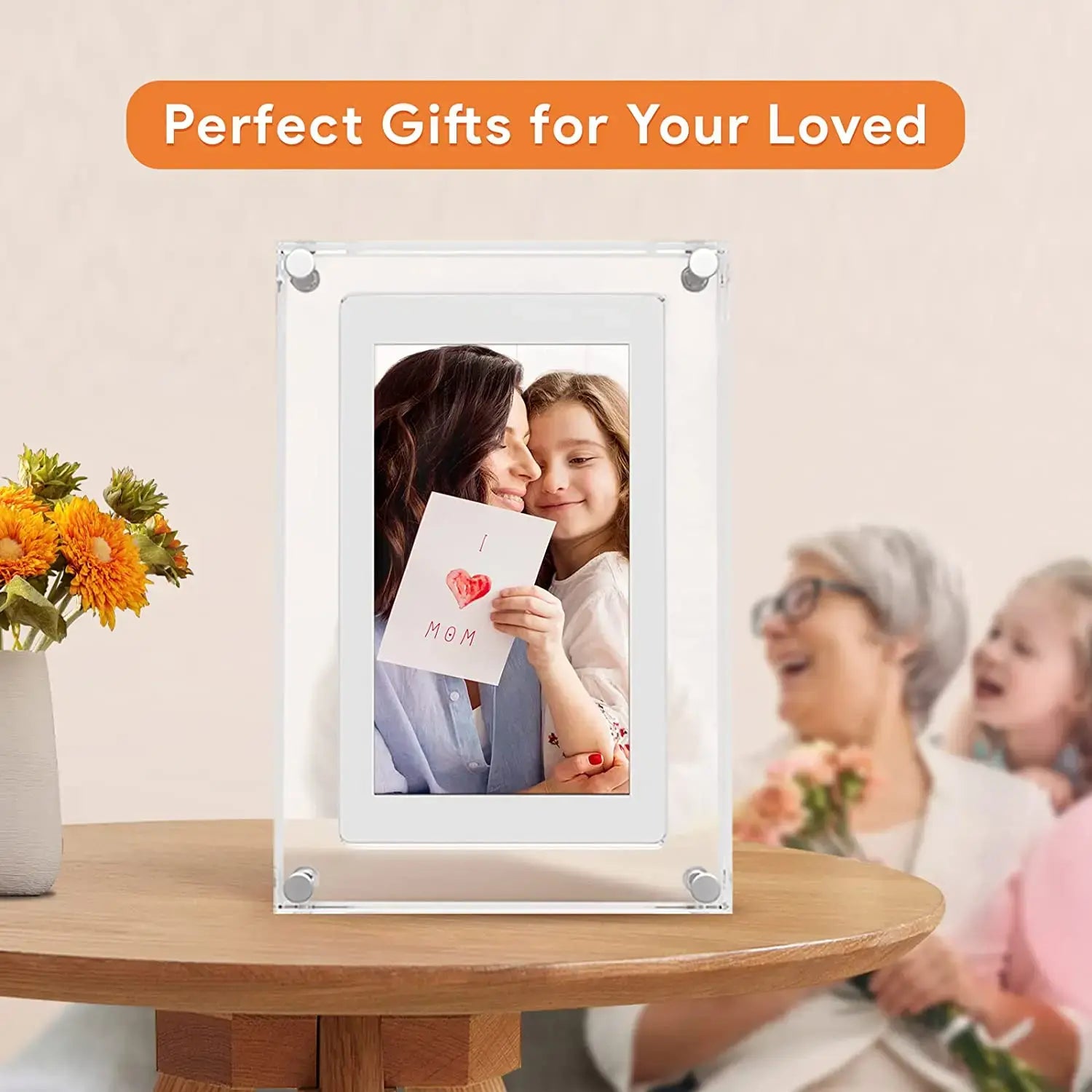 Acrylic Digital Photo Frame Gift - Variety Products Market
