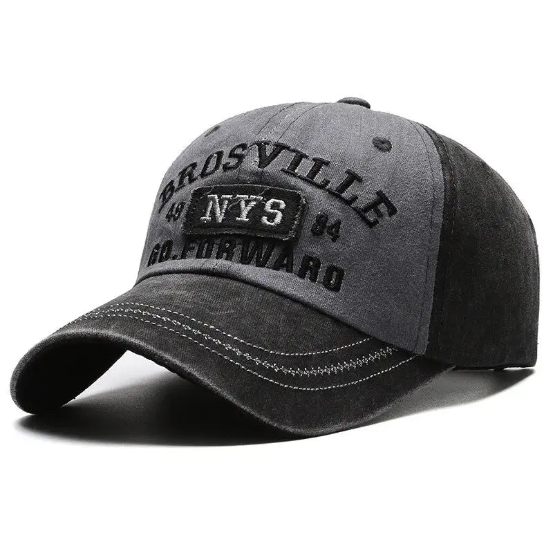 Distressed Cotton Baseball Cap - Variety Products Market